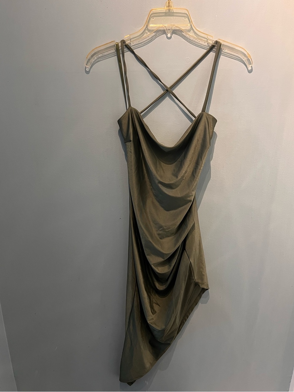 Mid Length Sage Dress